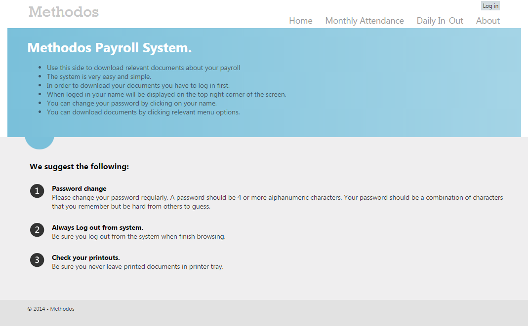 Payroll Web Application